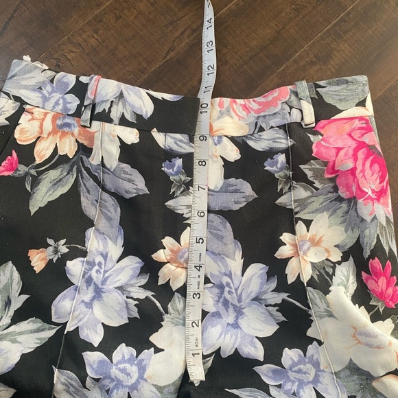 Celine Black Rose Garden Floral Chino Trousers - Picture 3 of 11